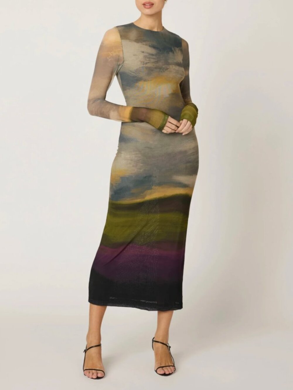 Cleobella Persephone Mesh Ankle Dress – San Bartolo Size Small NWT